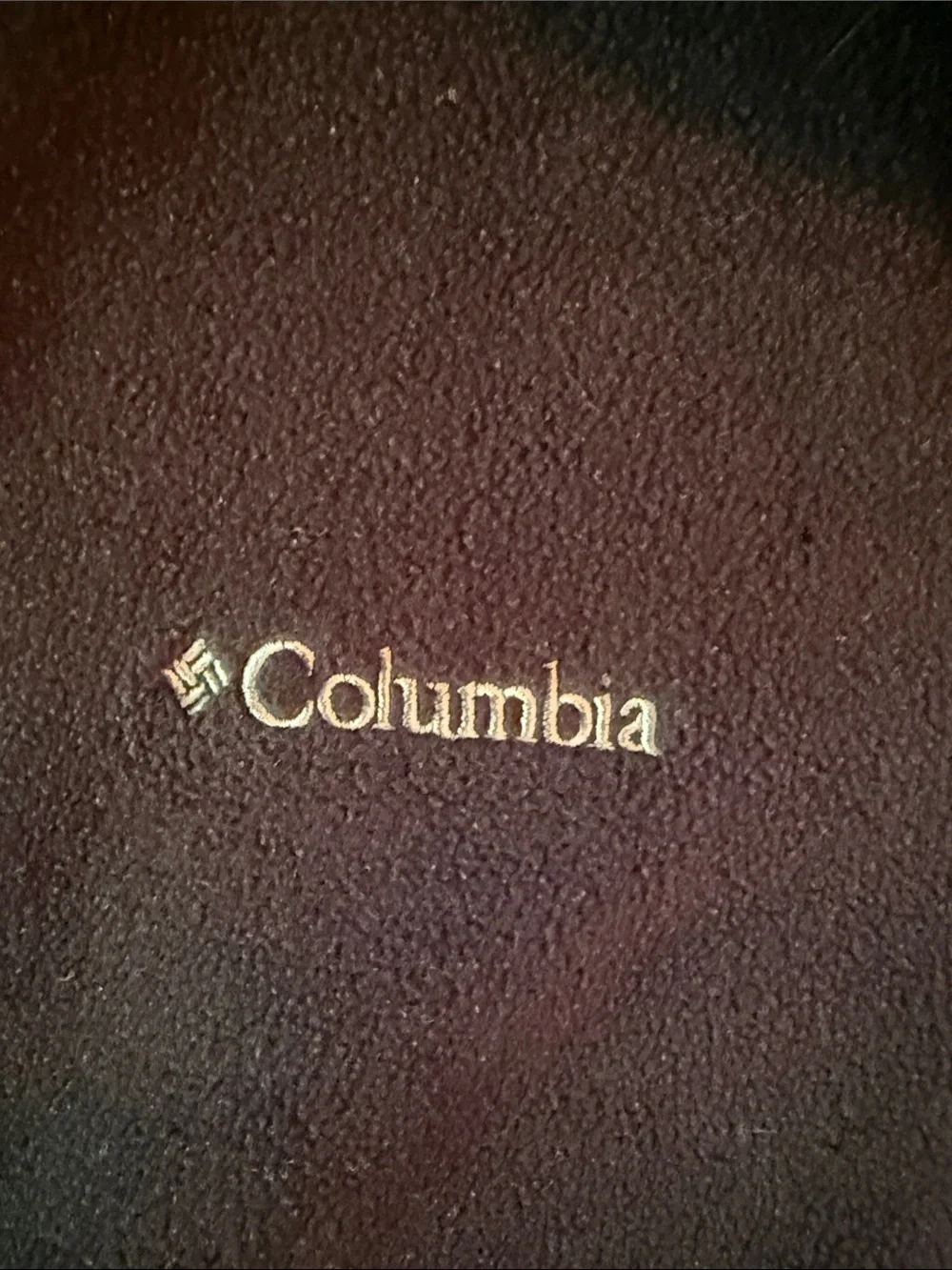 Columbia Black Fleece Vest with Embroidered Logo Alaska Clean Seas men’s Large